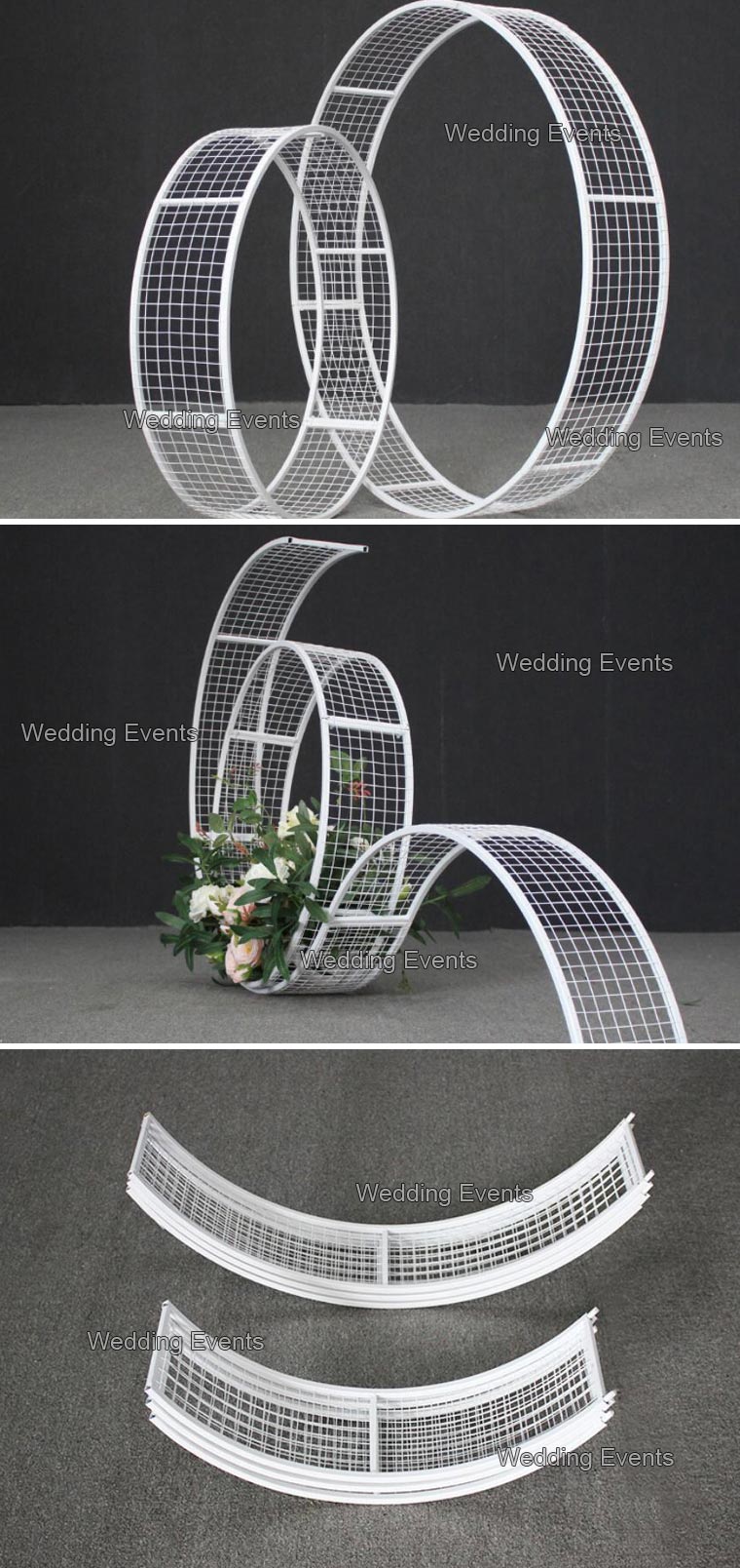 Ring Wedding Decoration Backdrops