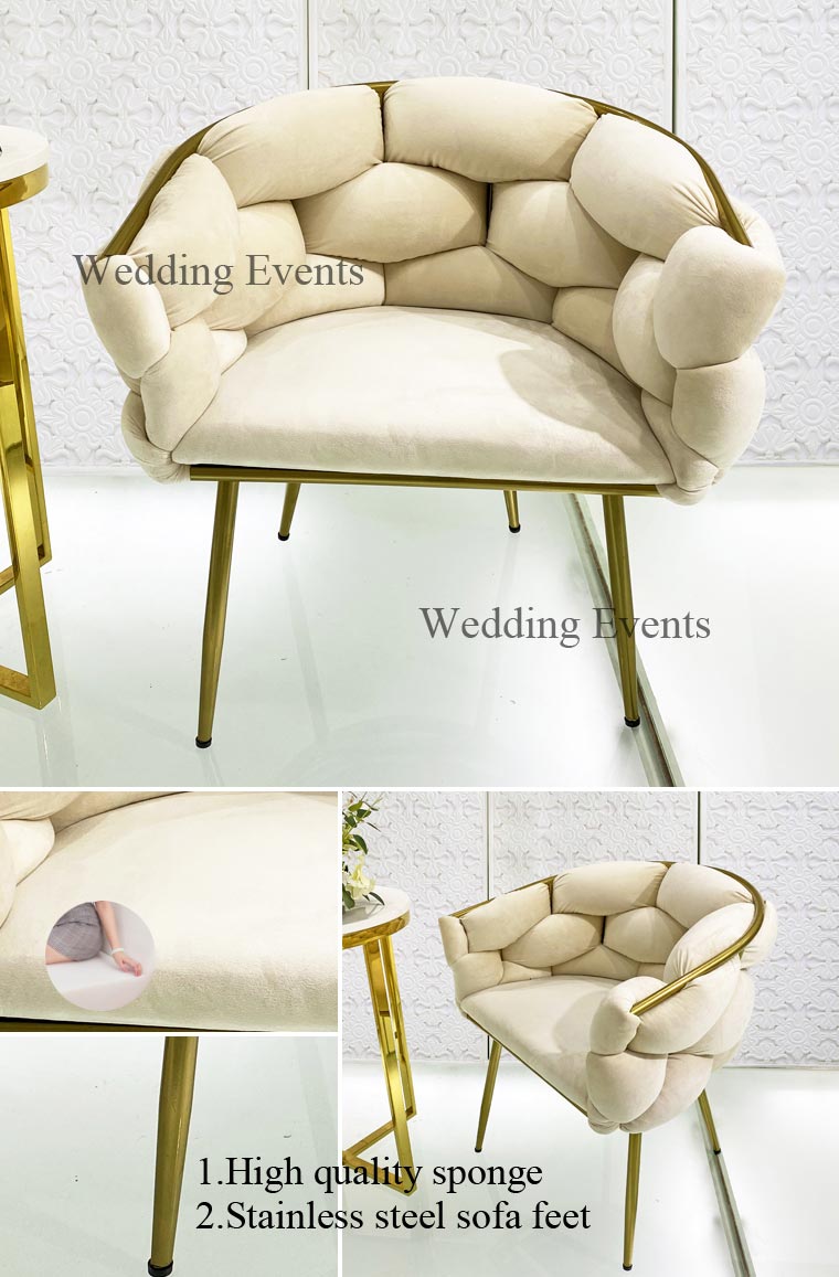 white wedding sofa