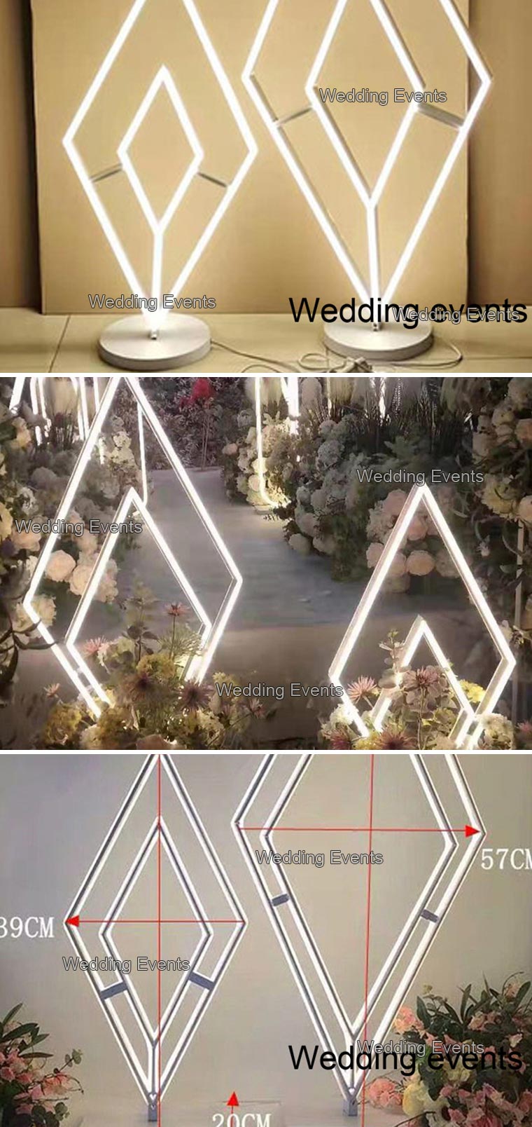 uplights for wedding reception