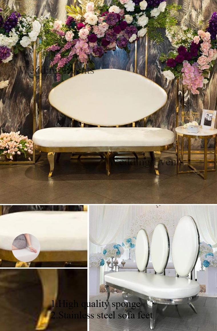 Wedding sofa for rental