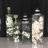 Flower Plinth Stand Clear Acrylic Wedding Pedestal