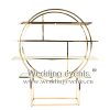 Wine Glasses Rack Golden Stainless Steel Round