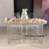 Acrylic tables with bump texture design