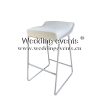 Bar Chair Design White Leather Seat Stool
