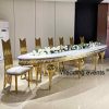 Dining tables for sale oval MDF wedding table