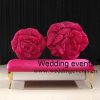 Wedding stage sofa for rent rose design