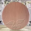 Wedding Circle Backdrop Pink Velvet Style