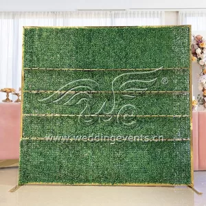 Grass Backdrop Wedding