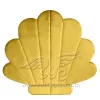 Yellow Velvet Backdrop Shell Pattern Background