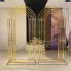 Outdoor Wedding Backdrops Gold Arch