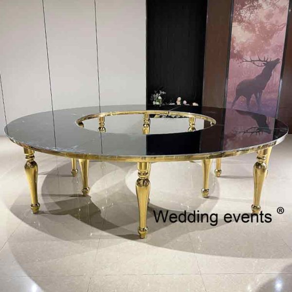 Serpentine table rental