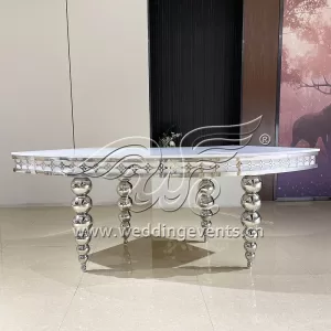 Gold serpentine table