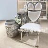 Modern dining chair silver stainless steel