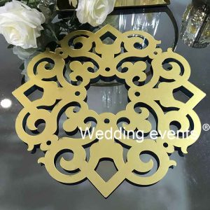 Gold placemat