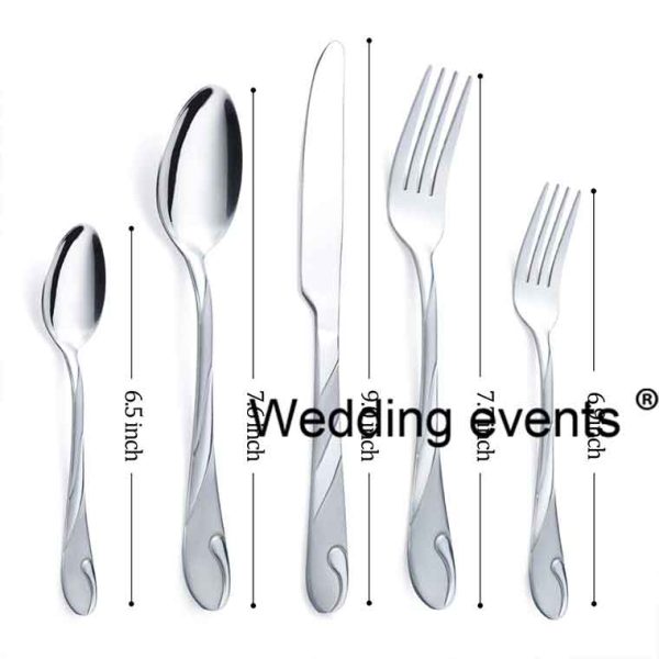 Silver cutlery set