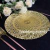 Gold charger plates luxury for weddings