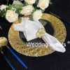 Gold charger plates bulk wedding table decor