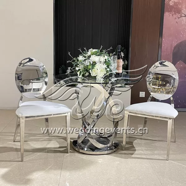 Silver Cake Tables