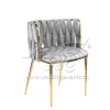 Dining Arm Chair Grey Rope Woven Seating