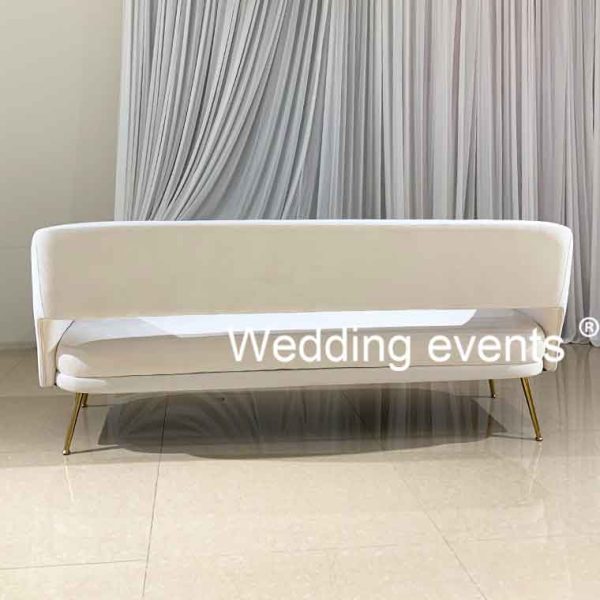 Loveseat sofa wedding
