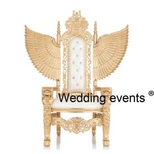 King and queen wedding chair rentals