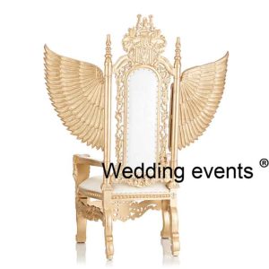 King and queen wedding chair rentals