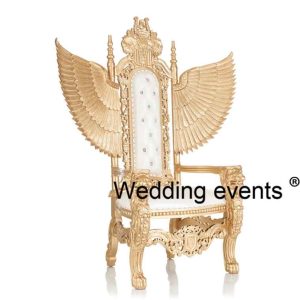 King and queen wedding chair rentals