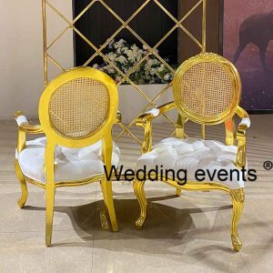 Wedding chair for bride and groom