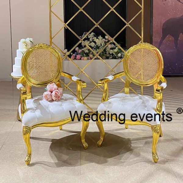 Wedding chair for bride and groom