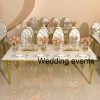 Luxury dining table metal frame for every style