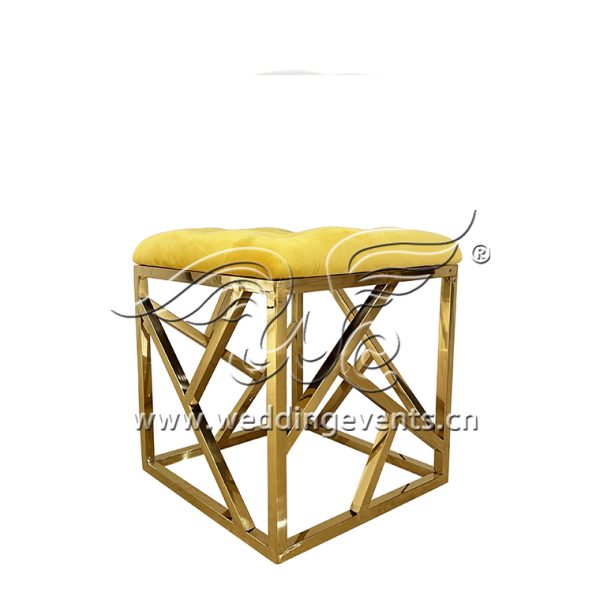 Velvet Ottoman