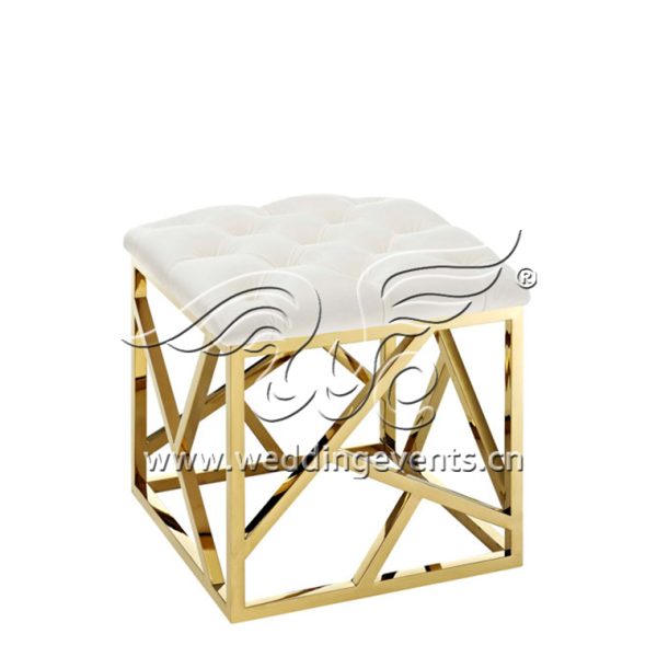 Velvet Ottoman