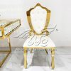 Luxury Throne Chair High Back With Crystal Decor