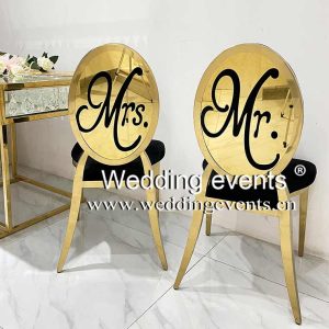 Mr and Mrs Wedding Chairs