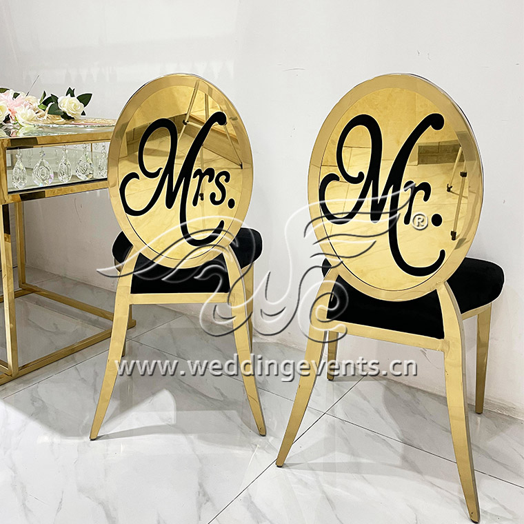 Mr and Mrs Wedding Chair