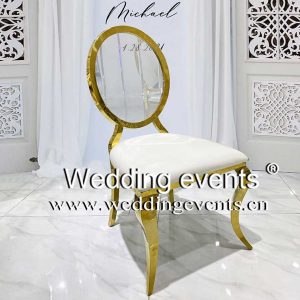 Acrylic Back Wedding Chair