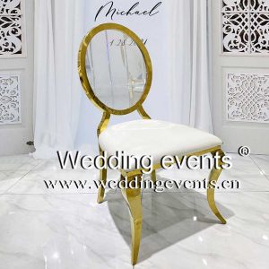 Acrylic Back Wedding Chair