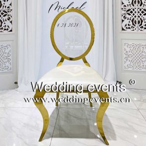 Acrylic Back Wedding Chair