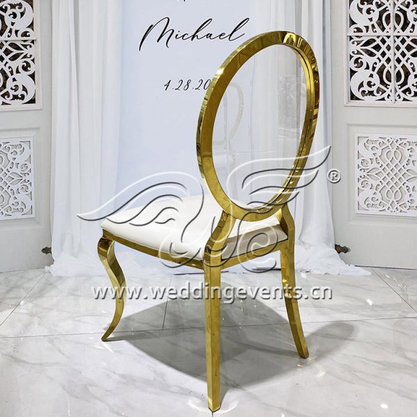 Acrylic Back Wedding Chair