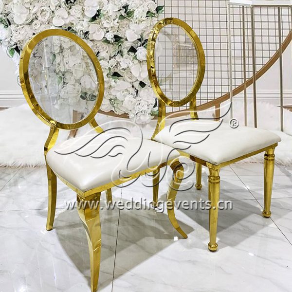 Acrylic Back Wedding Chair