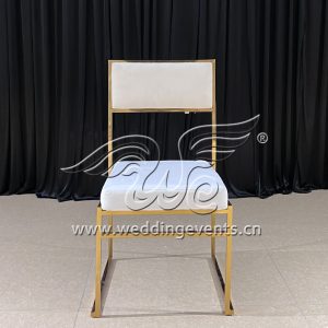 Gold metal wedding chairs