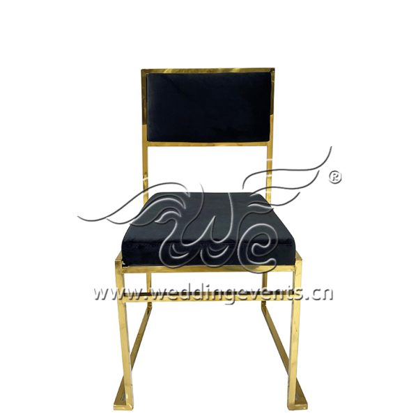 Gold metal wedding chairs
