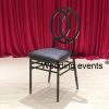 Banquet chair supplier black curved back