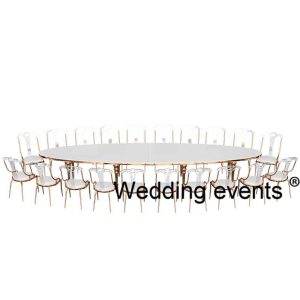 Luxury oval dining tables