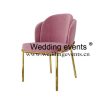 Princess royal chair elegant pink tufted seat