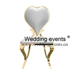 Heart shape wedding chair