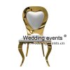 Chair rentals for parties heart shape pattern back