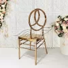 Gold Phoenix Chair Bamboo Leg Design