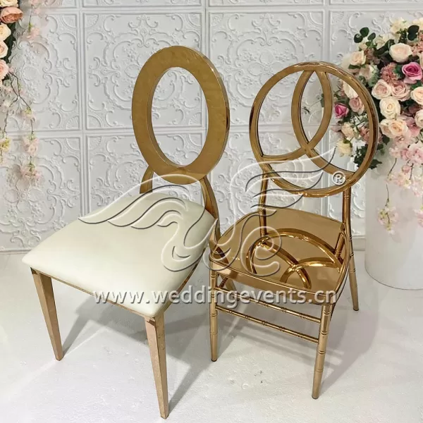 Gold phoenix chair