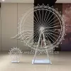 Windmill Decoration White Ferris Wheel Design